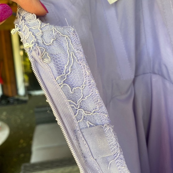 Morilee Gorgeous Lacey Lilac Bridesmaid, Prom, Alternative Wedding Dress (NWOT) - Picture 14 of 16
